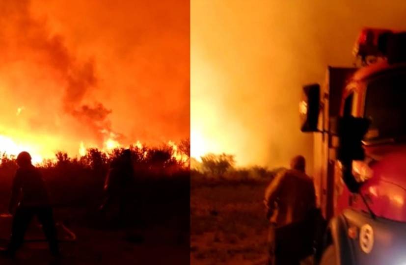 Contienen los incendios en Lafinur, Toro Negro, La Punta y Puertas Coloradas