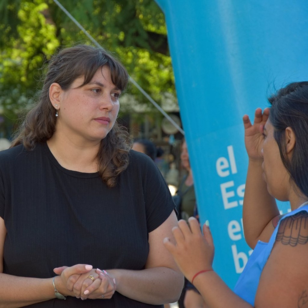 Mariela Cros Candidata a Gobernadora Lema Unidos x San Luis, Movimiento Evita