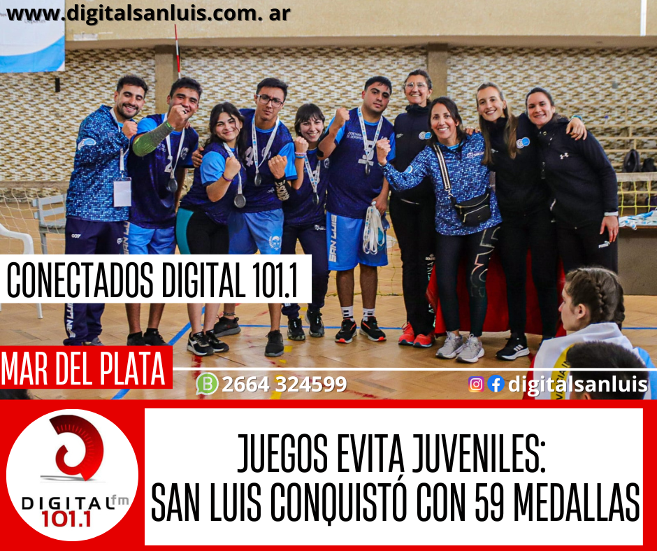 Juegos Evita Juveniles: San Luis conquistó con 59 medallas