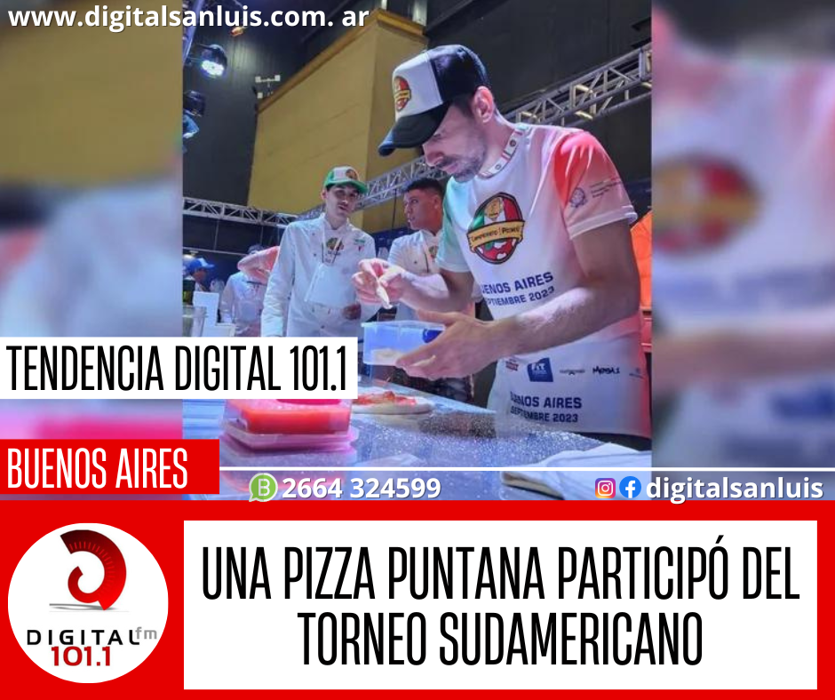 Una pizza puntana participó del Torneo Sudamericano con sede en Buenos Aires