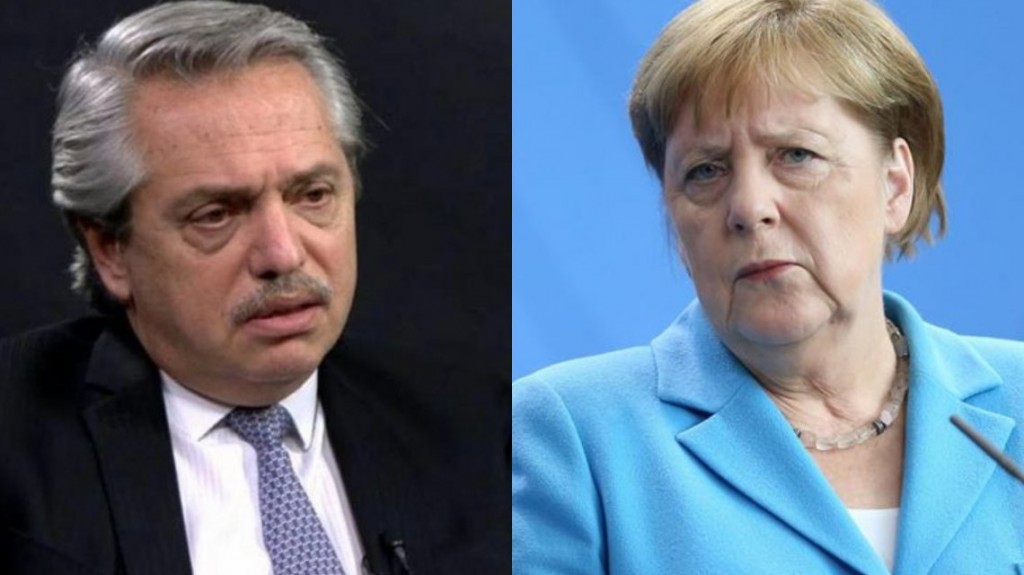 Alberto Fernández respondió el saludo de Merkel y le marcó la cancha a la Unión Europea