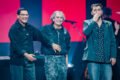 Los Nocheros durante una presentación de la gira 40 Años El Show