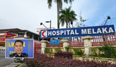 Imagen contextual de archivo del Hospital Melaka, donde fue atendido el futbolista tras el episodio ocurrido durante un partido.