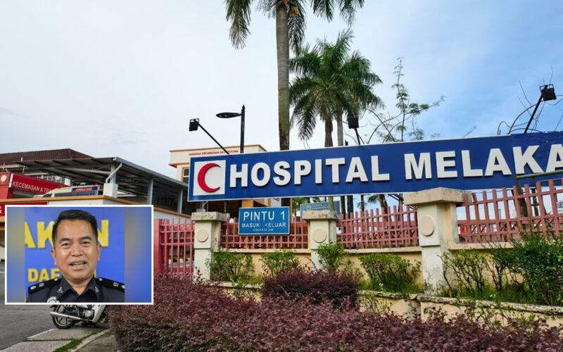 Imagen contextual de archivo del Hospital Melaka, donde fue atendido el futbolista tras el episodio ocurrido durante un partido.