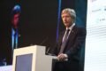 Santiago Bausili, presidente del Banco Central, durante su exposición en Expo EFI.