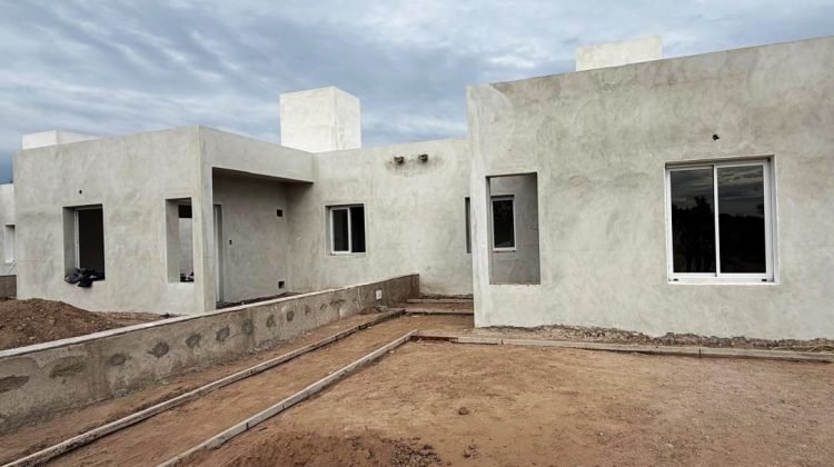 Viviendas del programa Tenemos Futuro en etapa de construcción.