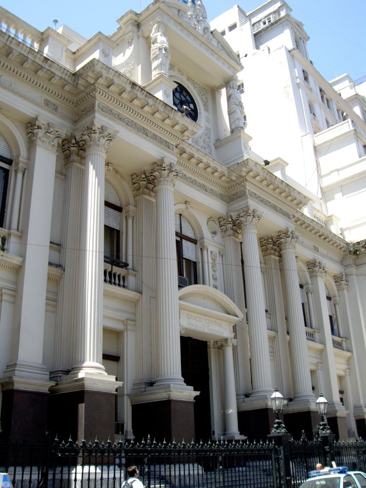 Imagen de archivo de la sede del Banco Central de la República Argentina (BCRA).