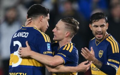Imagen de archivo de Leandro Paredes con la camiseta de Boca Juniors durante un partido.