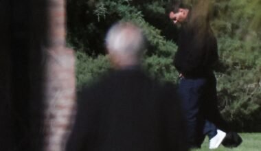 Lionel Messi durante la despedida de su padre, Jorge Messi, en Rosario.