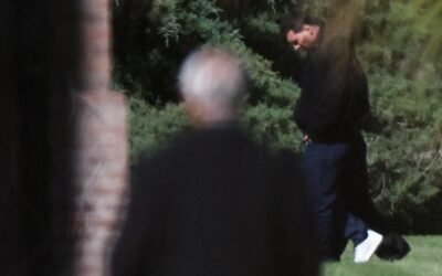 Lionel Messi durante la despedida de su padre, Jorge Messi, en Rosario.