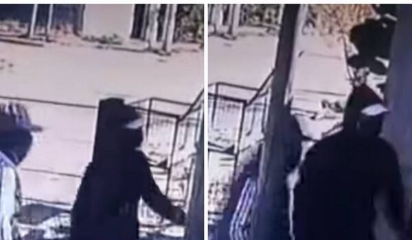 Imágenes de una cámara de seguridad vinculadas al robo ocurrido en una vivienda del barrio La República.