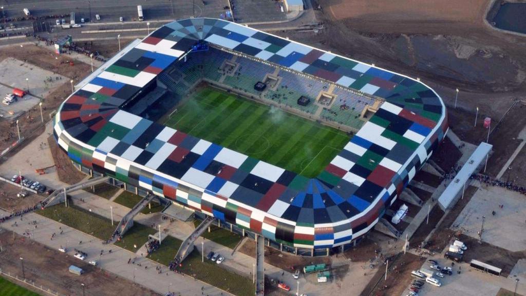Imagen de archivo del Estadio Único La Pedrera de Villa Mercedes, sede del partido entre Racing y Belgrano.