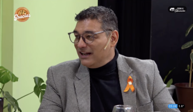Marcos Lucero durante una entrevista en el programa Gracias por Estar de San Luis+