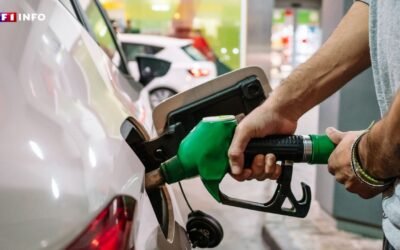 Imagen contextual de archivo de una persona cargando carburante en una estación de servicio.
