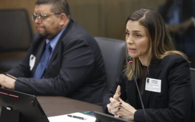 Representantes de Procomer durante una comparecencia ante una comisión legislativa sobre el TLC entre Costa Rica e Israel.