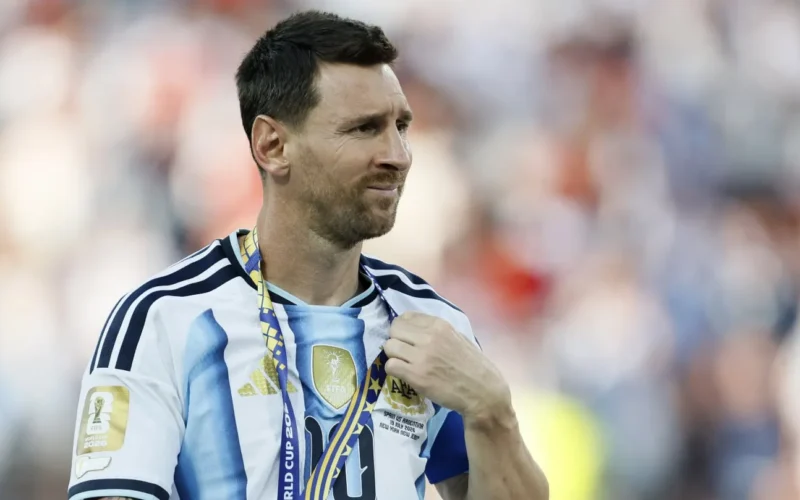 Lionel Messi con la camiseta de la Selección argentina; imagen de archivo.