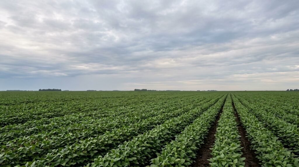 Imagen contextual de un lote agrícola sembrado, representativa de la campaña gruesa.