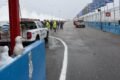 El autódromo Rosendo Hernández durante la nevada que suspendió la actividad del Turismo Carretera en San Luis.