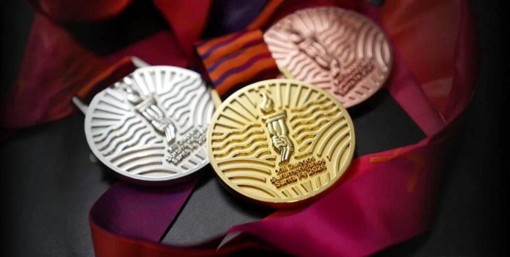 Medallas de oro, plata y bronce de los Juegos Suramericanos Santa Fe 2026.