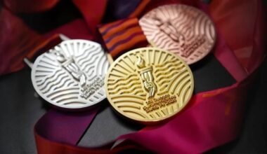 Medallas de oro, plata y bronce de los Juegos Suramericanos Santa Fe 2026.