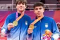 Imagen de archivo de Horacio Cifuentes y Santiago Lorenzo con medallas.