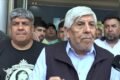Imagen de archivo de Hugo Moyano junto a integrantes de Camioneros.