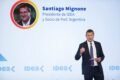 Santiago Mignone habla durante el cierre del Coloquio IDEA.