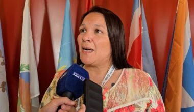 Entrevista durante la Feria Nacional de Ciencias en San Luis.