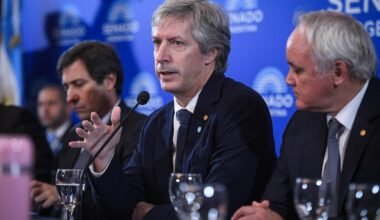 Santiago Bausili, presidente del BCRA, en una imagen de archivo.