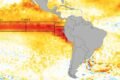 Imagen contextual de las regiones del Pacífico ecuatorial asociadas con El Niño.