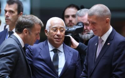 Imagen de archivo de António Costa junto a otros líderes europeos.