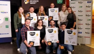 Imagen de archivo de los ganadores del DLG Agri Influencer Award 2025.