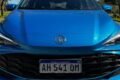 Imagen contextual de un MG 3 Hybrid azul.