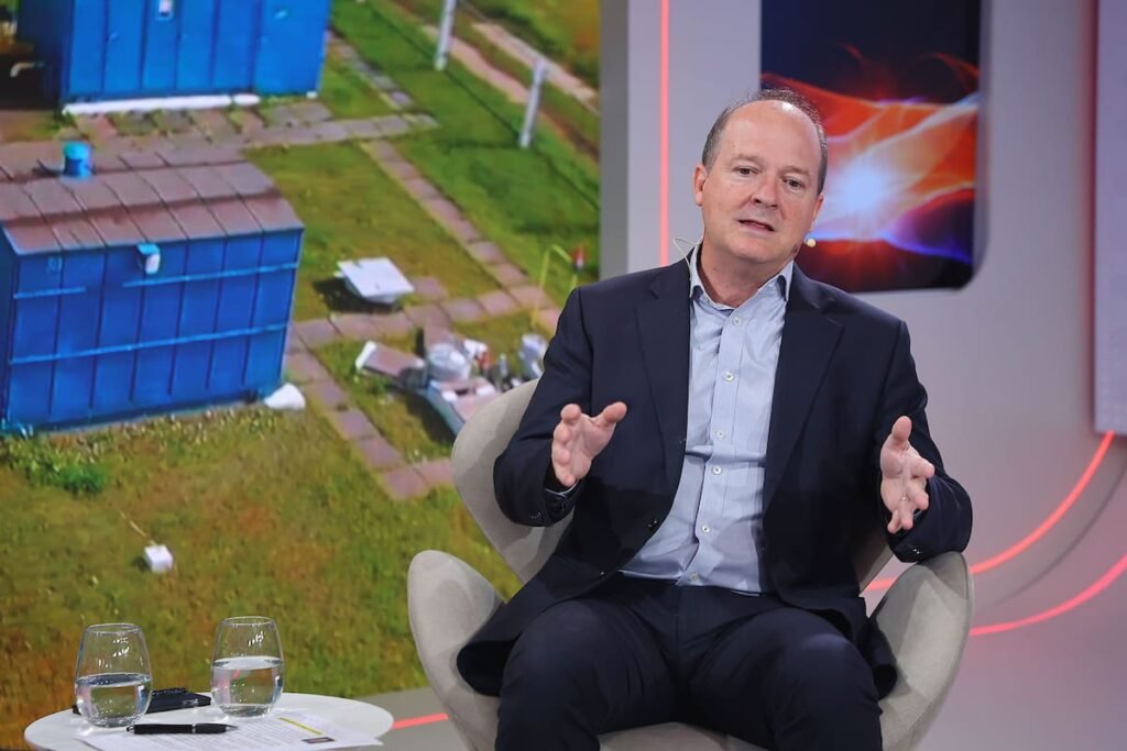 Imagen de archivo de Daniel González durante una entrevista televisiva.