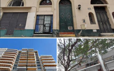 Imagen contextual de varios edificios y propiedades vinculados a la nota sobre la subasta inmobiliaria.