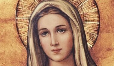 Imagen de archivo de una representación de la Virgen María, en una nota sobre su declaración como Patrona del Agro Argentino.