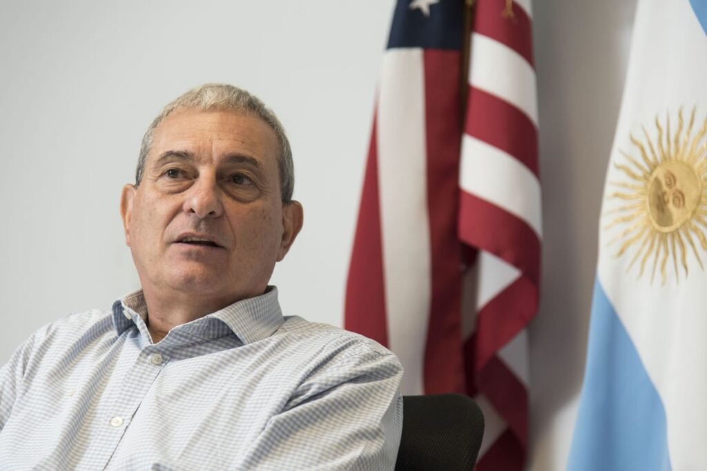 Retrato contextual de Alejandro Díaz, CEO de AmCham Argentina, quien expresó la posición de la entidad sobre la adhesión a UPOV-91.