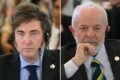 Imagen de archivo de Javier Milei y Luiz Inácio Lula da Silva, protagonistas del análisis sobre las relaciones entre Argentina y Brasil.